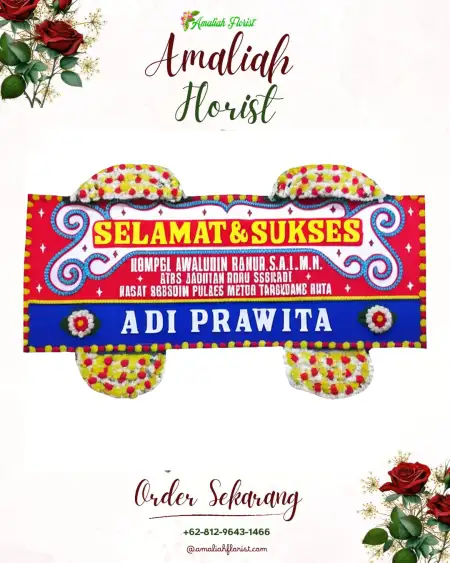 Papan Bunga Ucapan Selamat Giriwoyo
