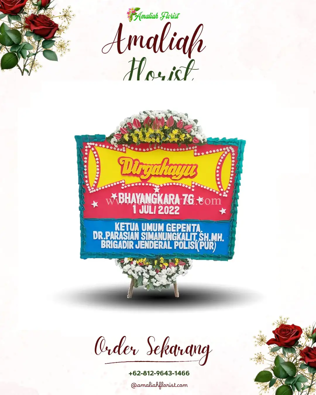 Papan Bunga HUT Ulang Tahun Giriwoyo